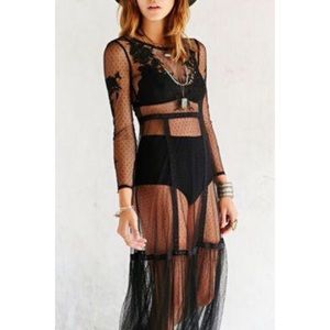 Ecote black lace dress